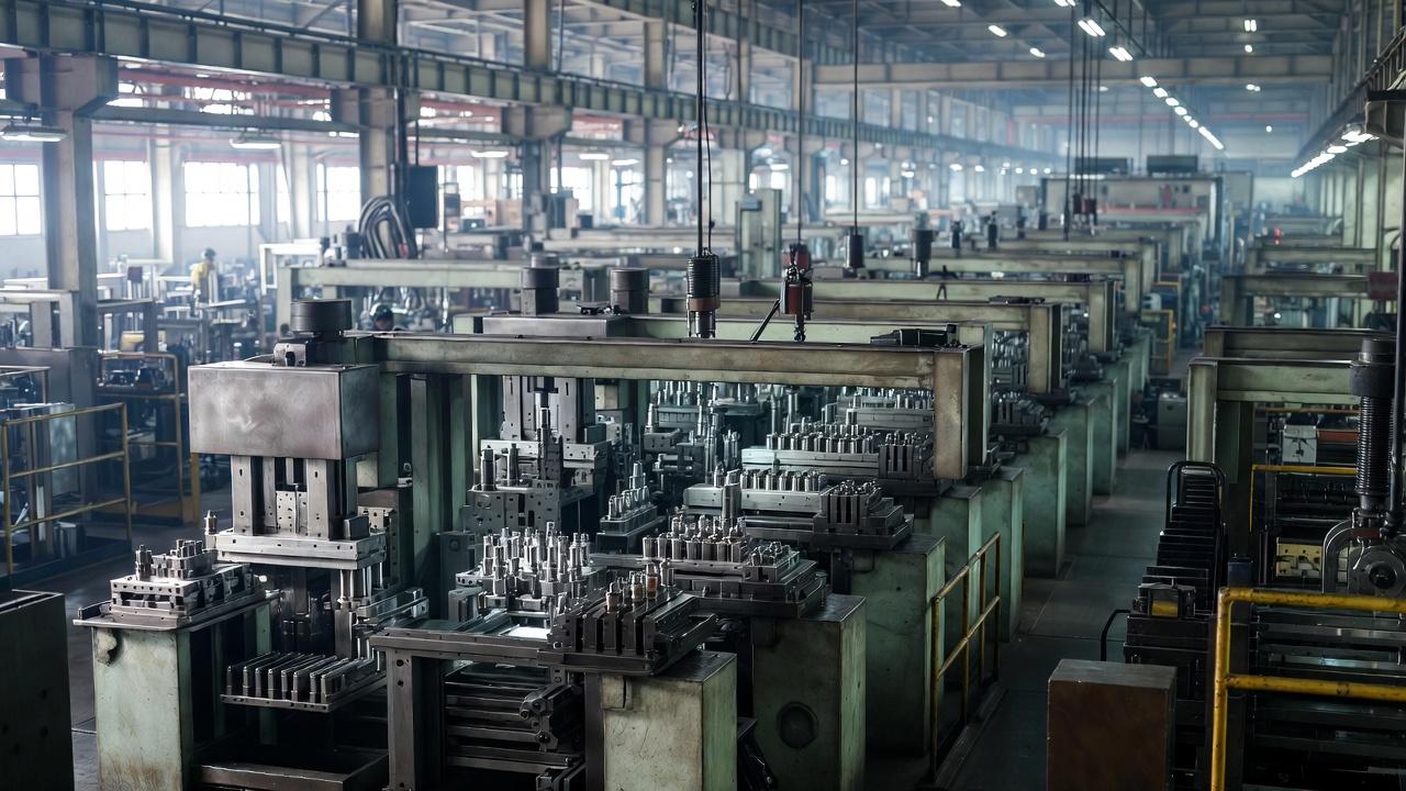 Metal stamping manufacturing by King Epoxy Emblem Co., Ltd, delivering high-volume precision industrial components